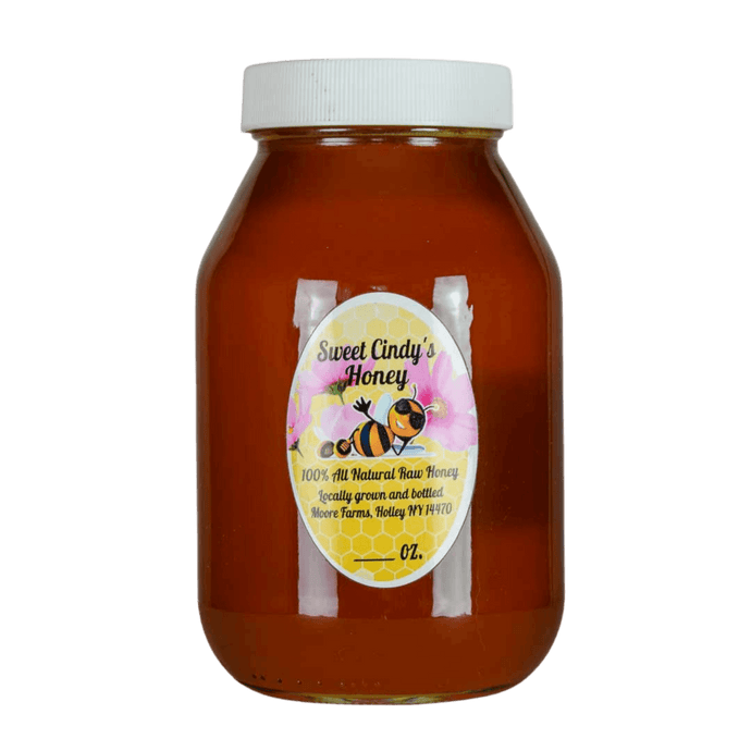 3.25lb jar of raw fall wildflower honey