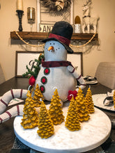Load image into Gallery viewer, Beeswax Small 2x4 Pine Tree Candle