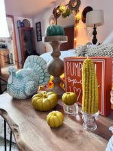 Load image into Gallery viewer, Beeswax Corn Cob Pillar Candle