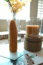 Load image into Gallery viewer, Beeswax Corn Cob Pillar Candle