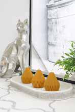 Load image into Gallery viewer, Beeswax Small Pear Shaped Candle