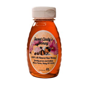 Raw Honey fall wildflower 8oz Plastic, Squeeze Bottle