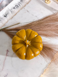 Beeswax Pumpkin Candle