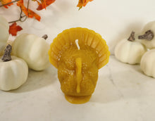 Load image into Gallery viewer, Beeswax Turkey candle (thanksgiving home decor)
