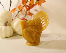 Load image into Gallery viewer, Beeswax Turkey candle (thanksgiving home decor)
