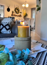 Load image into Gallery viewer, Beeswax 3x3  Pillar Candle
