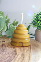 Load image into Gallery viewer, Beeswax Beehive Votive Candle
