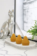 Load image into Gallery viewer, Beeswax Small Pear Shaped Candle
